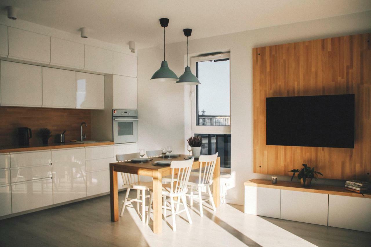 Pobookowane Stocznia Apartments 格但斯克 外观 照片